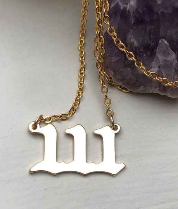 Magic Angel Number 111 Necklace